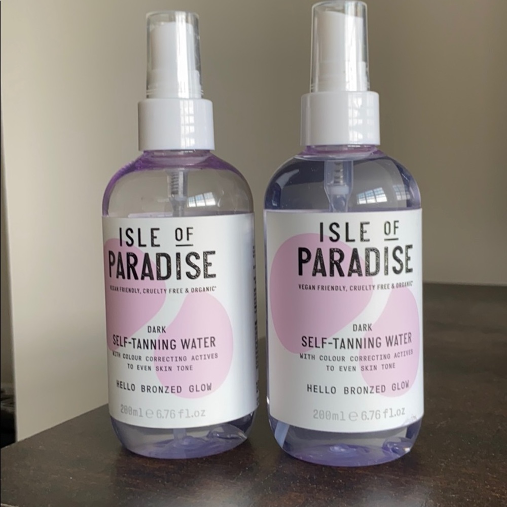 Isle of paradise tanning water
